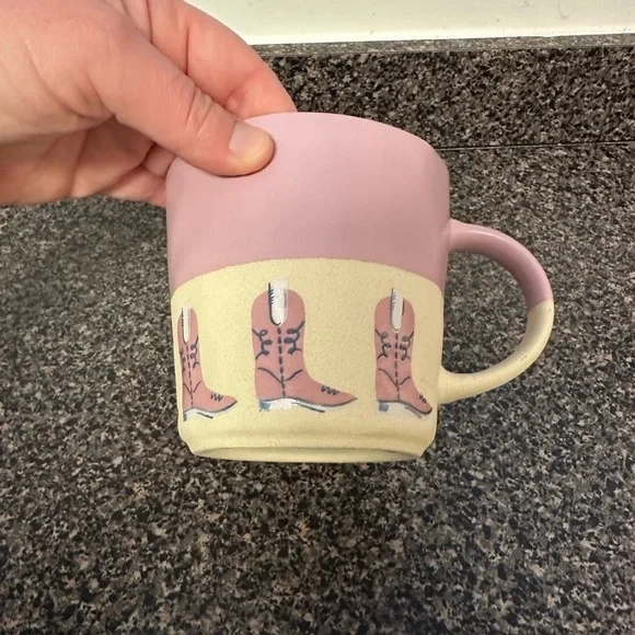 Pink Cowgirl Boot Mug - Picture 5 of 6